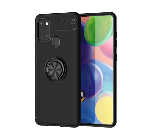 Samsung Galaxy M31 Kılıf Range Yüzüklü Silikon - Siyah Samsung Galaxy M31 Kılıf Range Yüzüklü Silikon - Siyah