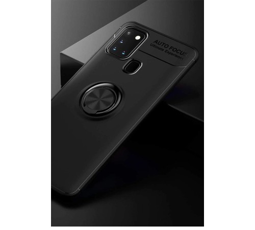 Samsung Galaxy M31 Kılıf Range Yüzüklü Silikon - Siyah Samsung Galaxy M31 Kılıf Range Yüzüklü Silikon - Siyah