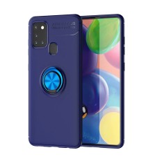 Samsung Galaxy M31 Kılıf Range Yüzüklü Silikon - Mavi