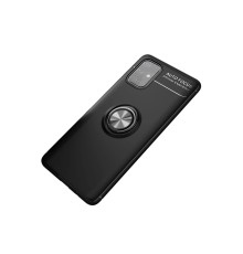 Samsung Galaxy M31S Kılıf Range Yüzüklü Silikon - Siyah