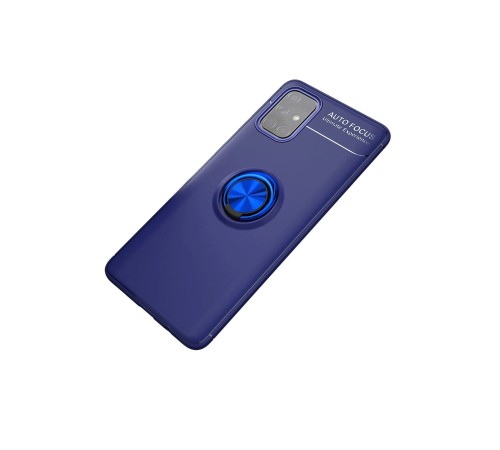 Samsung Galaxy M31S Kılıf Range Yüzüklü Silikon - Mavi Samsung Galaxy M31S Kılıf Range Yüzüklü Silikon - Mavi
