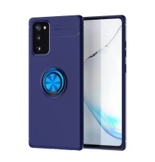 Samsung Galaxy Note 20 Kılıf Range Yüzüklü Silikon - Mavi