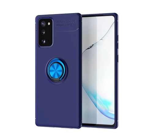 Samsung Galaxy Note 20 Kılıf Range Yüzüklü Silikon - Mavi Samsung Galaxy Note 20 Kılıf Range Yüzüklü Silikon - Mavi