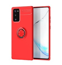 Samsung Galaxy Note 20 Kılıf Range Yüzüklü Silikon - Kırmızı