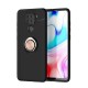 Xiaomi Redmi Note 9 Kılıf Range Yüzüklü Silikon - Siyah-Gold