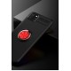 Huawei Y5P Kılıf Range Yüzüklü Silikon - Siyah-Kırmızı