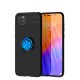 Huawei Y5P Kılıf Range Yüzüklü Silikon - Siyah-Mavi