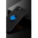 Huawei Y5P Kılıf Range Yüzüklü Silikon - Siyah-Mavi