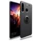 Huawei Y6P Kılıf Range Yüzüklü Silikon - Siyah