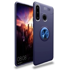 Huawei Y6P Kılıf Range Yüzüklü Silikon - Mavi