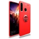 Huawei Y6P Kılıf Range Yüzüklü Silikon - Kırmızı