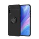 Huawei P Smart S Kılıf Range Yüzüklü Silikon - Siyah