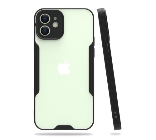 iPhone 12 Kılıf Platin Silikon - Siyah iPhone 12 Kılıf Platin Silikon - Siyah