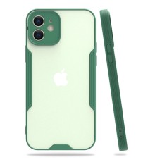 iPhone 12 Kılıf Platin Silikon - Yeşil