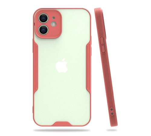 iPhone 12 Kılıf Platin Silikon - Pembe iPhone 12 Kılıf Platin Silikon - Pembe