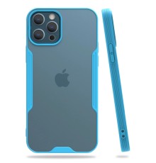 iPhone 12 Pro Max Kılıf Platin Silikon - Mavi