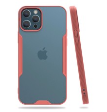 iPhone 12 Pro Max Kılıf Platin Silikon - Pembe