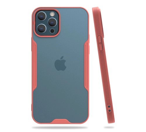 iPhone 12 Pro Max Kılıf Platin Silikon - Pembe iPhone 12 Pro Max Kılıf Platin Silikon - Pembe