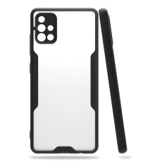 Samsung Galaxy A71 Kılıf Platin Silikon - Siyah