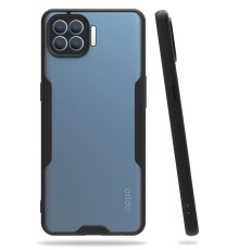 Oppo Reno 4 Lite Kılıf Platin Silikon - Siyah
