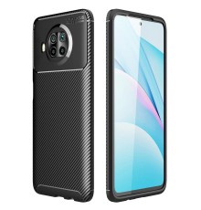 Xiaomi Mi 10T Lite Kılıf Auto Focus Karbon Kapak - Siyah