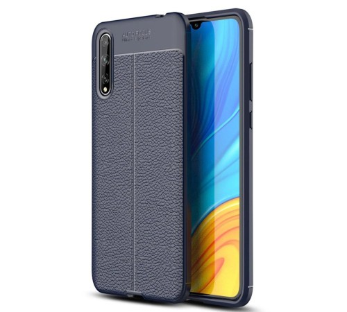 Huawei P Smart S Kılıf Auto Focus Kapak - Lacivert Huawei P Smart S Kılıf Auto Focus Kapak - Lacivert