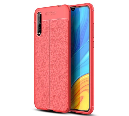 Huawei P Smart S Kılıf Auto Focus Kapak - Kırmızı Huawei P Smart S Kılıf Auto Focus Kapak - Kırmızı