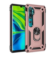 Xiaomi Mi Note 10 Lite Kılıf Sofya Yüzüklü Silikon Kapak - Rose