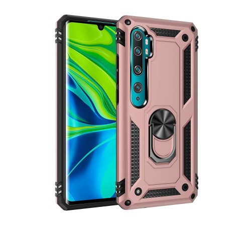Xiaomi Mi Note 10 Lite Kılıf Sofya Yüzüklü Silikon Kapak - Rose Xiaomi Mi Note 10 Lite Kılıf Sofya Yüzüklü Silikon Kapak - Rose
