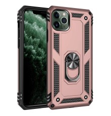 iPhone 11 Pro Kılıf Sofya Yüzüklü Silikon Kapak - Rose