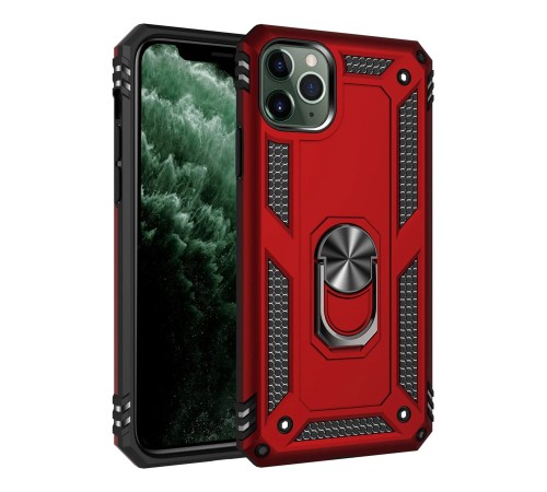 iPhone 11 Pro Kılıf Sofya Yüzüklü Silikon Kapak - Kırmızı iPhone 11 Pro Kılıf Sofya Yüzüklü Silikon Kapak - Kırmızı