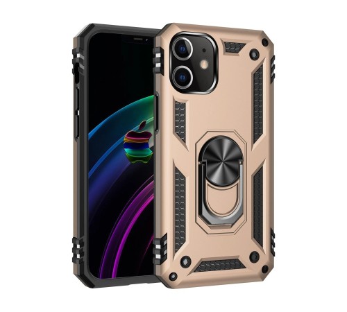 iPhone 12 Mini Kılıf Sofya Yüzüklü Silikon Kapak - Gold iPhone 12 Mini Kılıf Sofya Yüzüklü Silikon Kapak - Gold