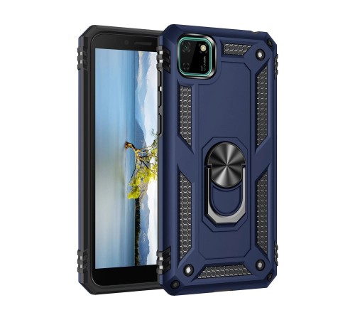 Huawei Y5P Kılıf Sofya Yüzüklü Silikon Kapak - Lacivert Huawei Y5P Kılıf Sofya Yüzüklü Silikon Kapak - Lacivert