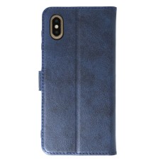Apple iPhone X/XS Trend S Plus Kapaklı Kılıf - Lacivert