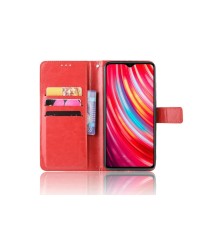 Xiaomi Redmi Note 8 Pro Kılıf Trend S Plus Kapaklı Kılıf - Kırmızı