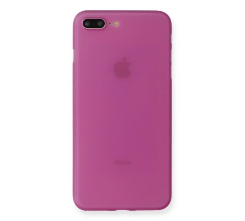 iPhone 7 Plus Kılıf PP Ultra İnce Kapak - Pembe iPhone 7 Plus Kılıf PP Ultra İnce Kapak - Pembe