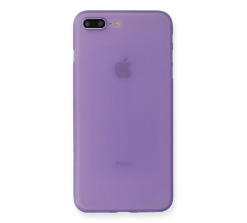 iPhone 7 Plus Kılıf PP Ultra İnce Kapak - Mor iPhone 7 Plus Kılıf PP Ultra İnce Kapak - Mor