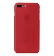 iPhone 7 Plus Kılıf PP Ultra İnce Kapak - Kırmızı