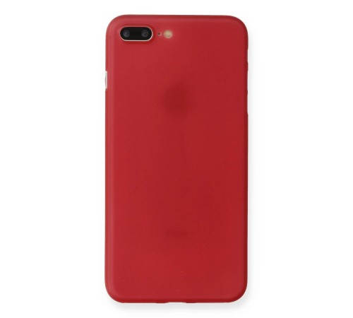 iPhone 7 Plus Kılıf PP Ultra İnce Kapak - Kırmızı iPhone 7 Plus Kılıf PP Ultra İnce Kapak - Kırmızı
