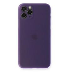 iPhone 11 Pro Kılıf PP Ultra İnce Kapak - Mor