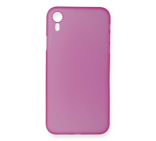 iPhone XR Kılıf PP Ultra İnce Kapak - Pembe