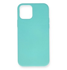 iPhone 12 Mini Kılıf Nano içi Kadife Silikon - Turkuaz