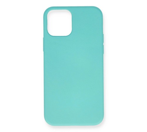 iPhone 12 Mini Kılıf Nano içi Kadife Silikon - Turkuaz iPhone 12 Mini Kılıf Nano içi Kadife Silikon - Turkuaz
