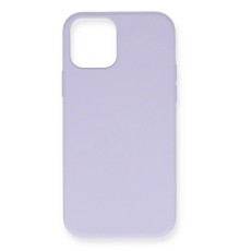 iPhone 12 Mini Kılıf Nano içi Kadife Silikon - Lila