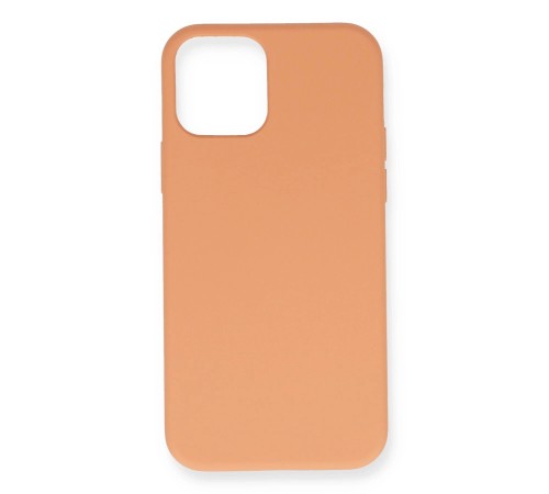 iPhone 12 Mini Kılıf Nano içi Kadife Silikon - Turuncu iPhone 12 Mini Kılıf Nano içi Kadife Silikon - Turuncu