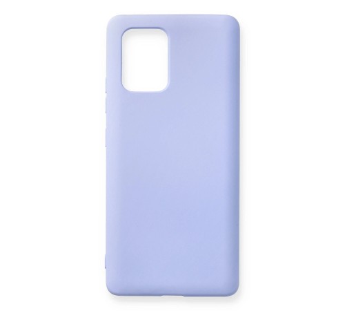 Samsung Galaxy A91 / S10 Lite Kılıf Nano içi Kadife Silikon - Lila Samsung Galaxy A91 / S10 Lite Kılıf Nano içi Kadife Silikon - Lila