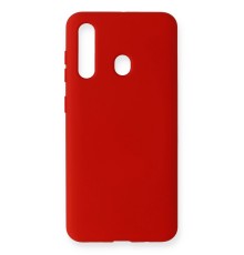 Samsung Galaxy M40 Kılıf Nano içi Kadife Silikon - Kırmızı