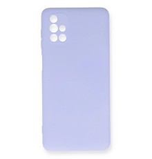 Samsung Galaxy M51 Kılıf Nano içi Kadife Silikon - Lila
