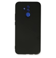 Huawei Mate 20 Lite Kılıf Nano içi Kadife Silikon - Siyah