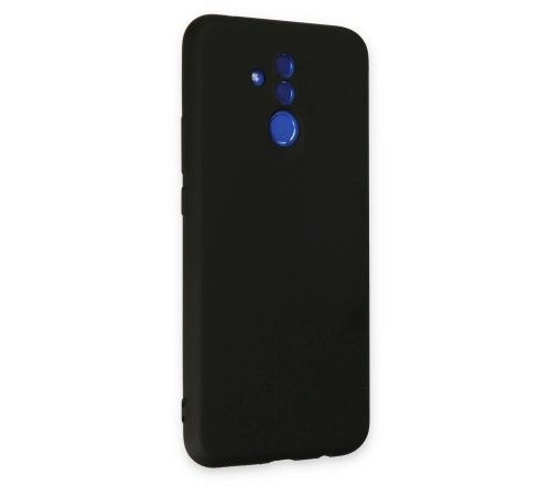 Huawei Mate 20 Lite Kılıf Nano içi Kadife Silikon - Siyah Huawei Mate 20 Lite Kılıf Nano içi Kadife Silikon - Siyah